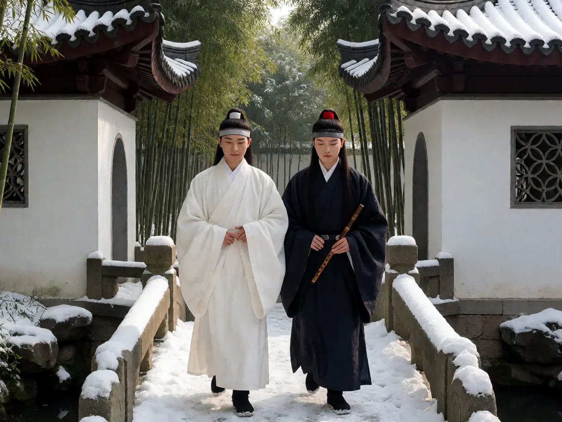 魔道祖师完结篇动漫云深不知处雪中重逢