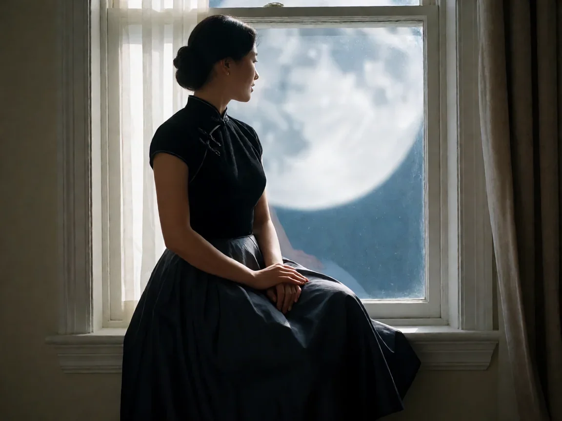 暗算听风者演员表里阿炳的命运为何令人心碎? - 第 3 张图片 Female character contemplation scene,暗算听风者演员表