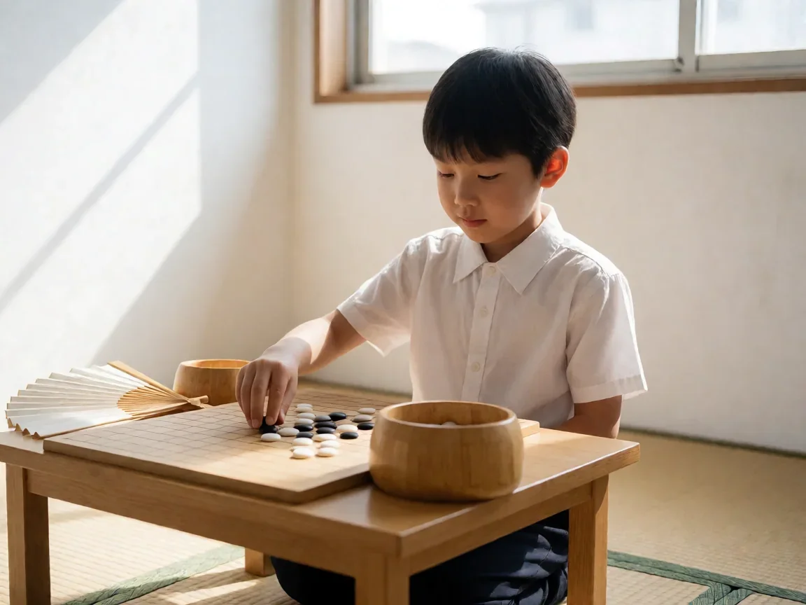 棋魂动画,进藤光、佐为、塔矢亮各自的高光时刻 - 第 3 张图片 棋魂动画,少年独坐棋盘落子
