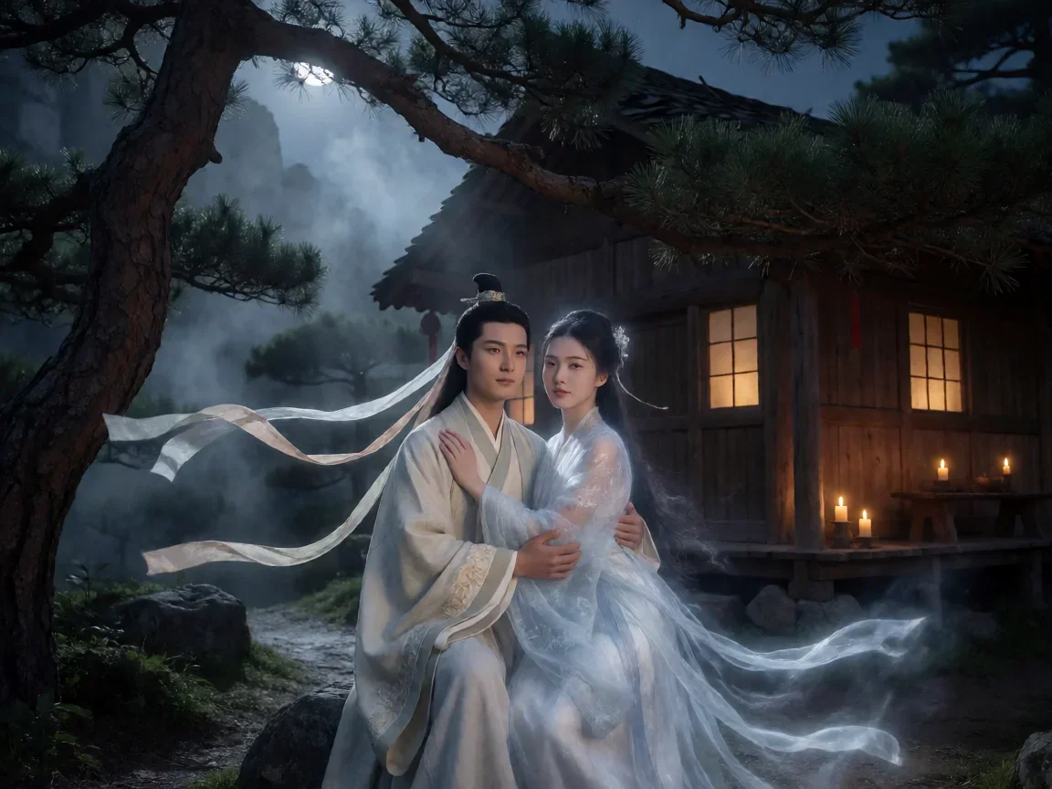 倩女幽魂电影 宁采臣与聂小倩的人鬼殊途为何如此动人? - 第 3 张图片 倩女幽魂电影,人鬼相恋的兰若寺夜景