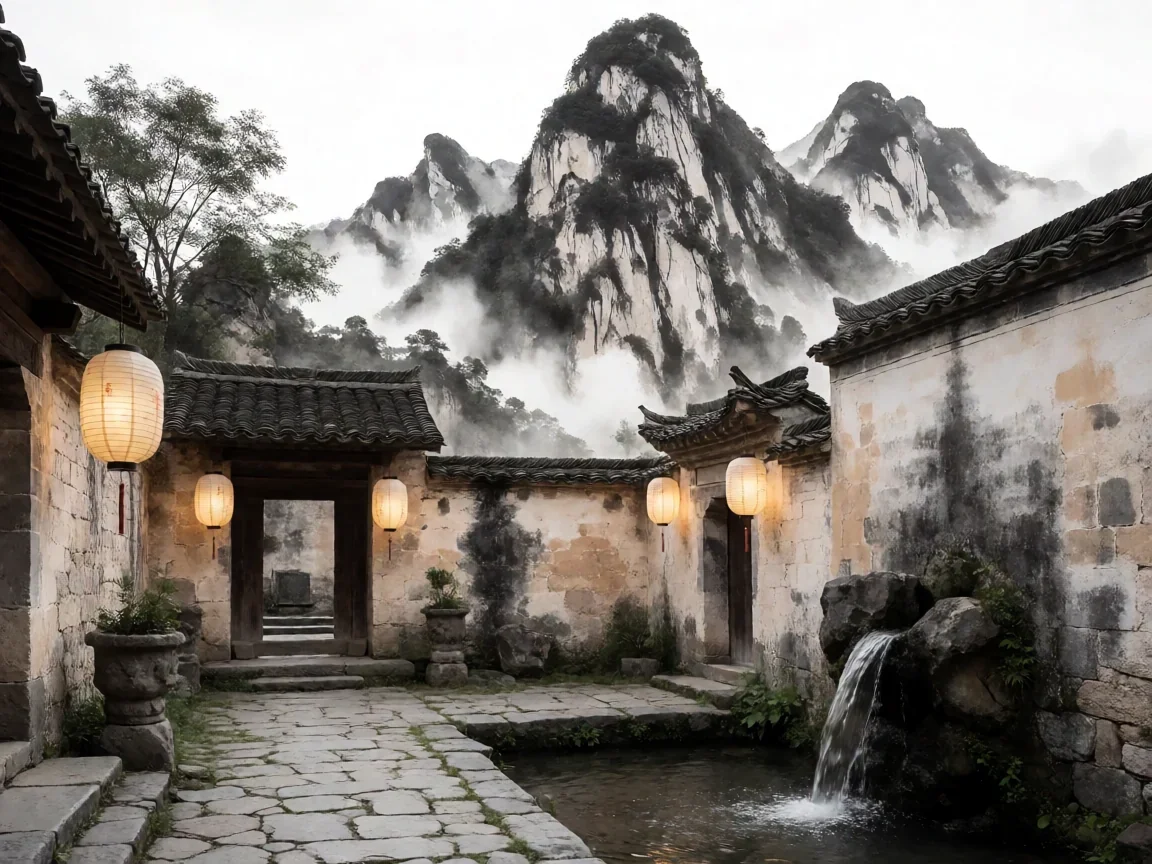 千古玦尘主演介绍里白玦与上古的三世纠葛与最后结局 - 第 3 张图片 千古玦尘主演介绍水墨仙山意境