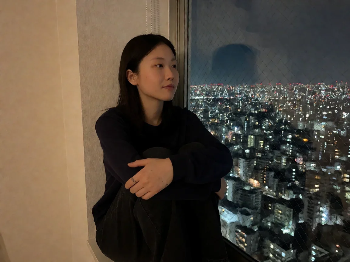 蛇舌电影(东京暗夜)少女路易的身体改造与迷失青春 - 第 3 张图片 蛇舌电影少女窗边凝望