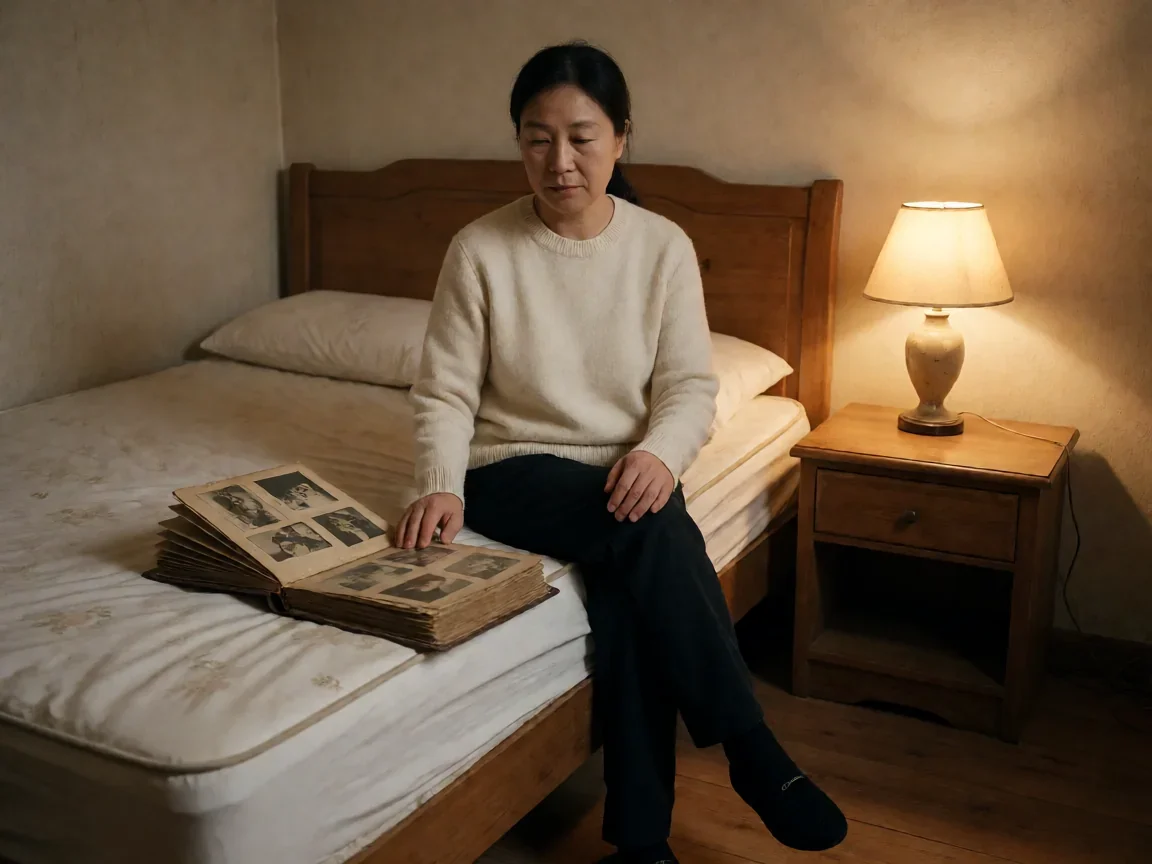爱情的牙齿电影 钱叶红从少女到中年的情感挣扎 - 第 3 张图片 爱情的牙齿电影,中年女人独坐床沿回忆往事