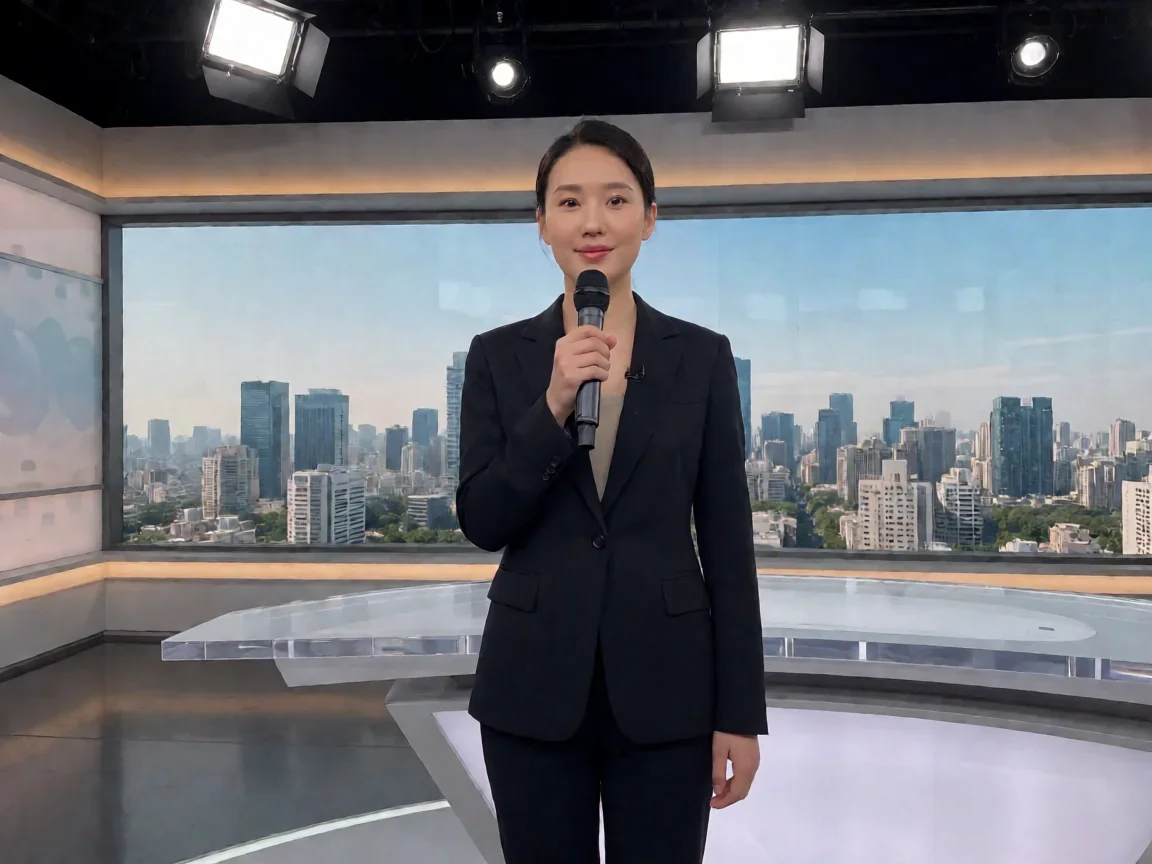 孽缘电视剧 一段错位的婚姻牵出三代人的救赎 - 第 3 张图片 孽缘电视剧中海灵成为电视台主持人的场景