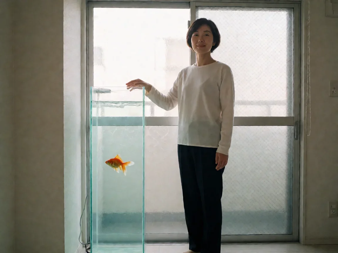 金鱼妻结局(金鱼缸)平贺樱最后如何走出那段婚姻? - 第 3 张图片 金鱼妻结局,鱼缸前伸手瞬间