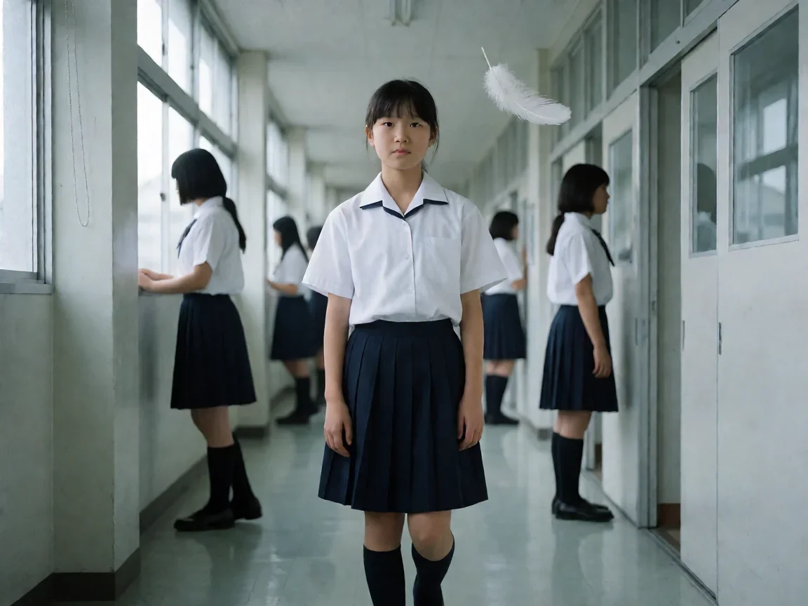 真实魔鬼游戏电影2015(生存游戏)女高中生们的接连倒下 - 第 3 张图片 真实魔鬼游戏电影2015 白羽毛循环走廊