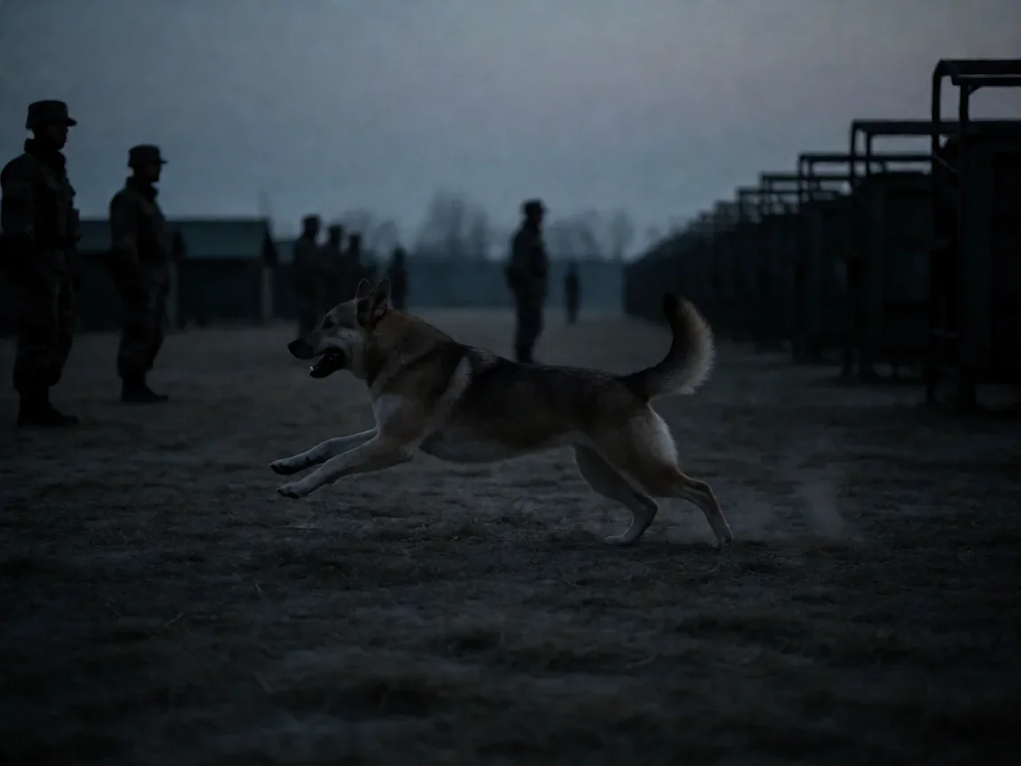 神犬奇兵电视剧中郭有栋、熊雄、龙飞三人的训犬岁月 - 第 3 张图片 神犬奇兵电视剧,三连撤编前的训练场