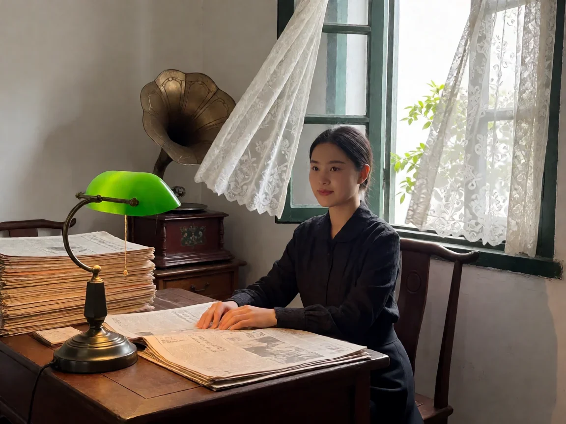 民国奇探电视剧里三个性格迥异的搭档怎样拆解上海奇案 - 第 3 张图片 民国奇探电视剧,报馆灯下执笔