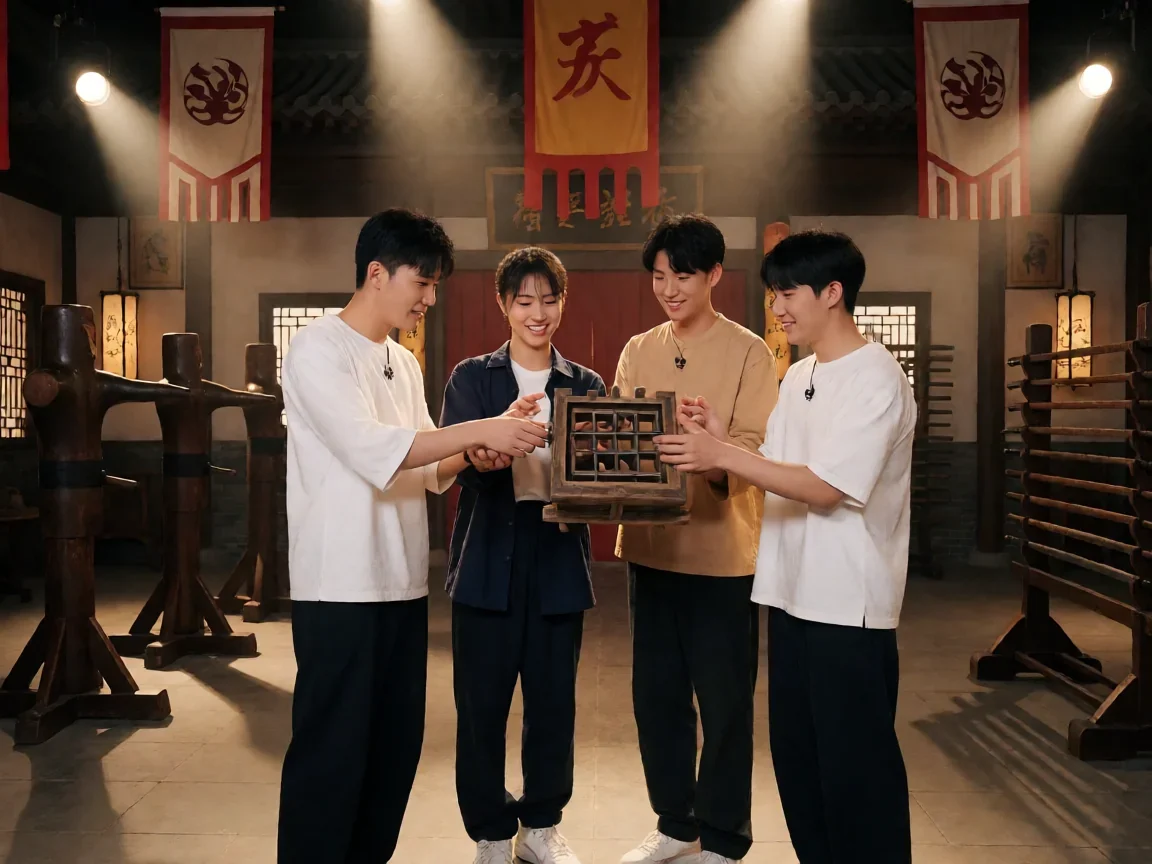 天龙八部综艺节目 武侠角色与游戏互动的高能欢乐现场 - 第 3 张图片 天龙八部综艺节目团队协作风云际会武侠闯关游戏场景