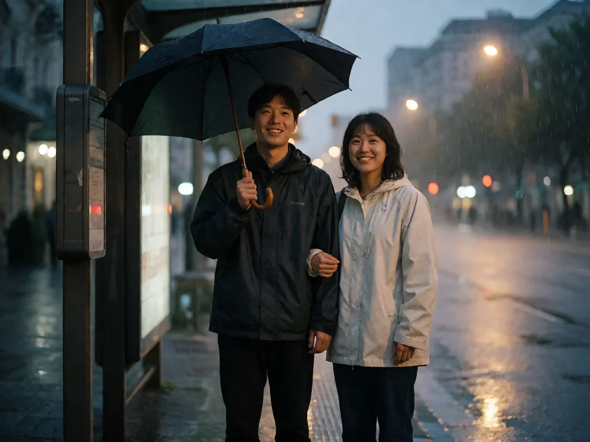 心路GPS 电视剧(破镜重圆)从离婚低谷到携手重来的救赎 - 第 3 张图片 心路GPS 电视剧,雨夜公交站台的相依