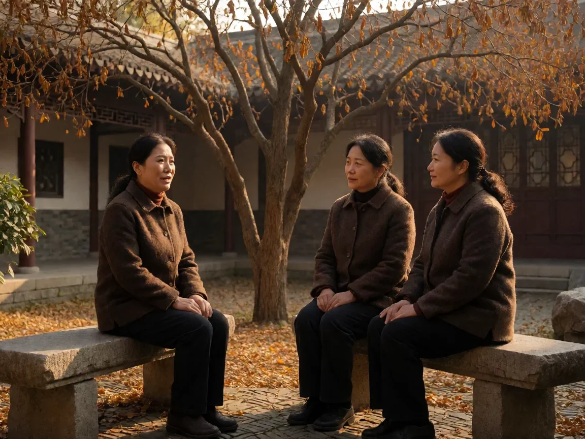 你是我的姐妹大结局重归于好 三姐妹的误会究竟如何解开? - 第 3 张图片 你是我的姐妹大结局重归于好,秋日庭院里的姐妹重逢